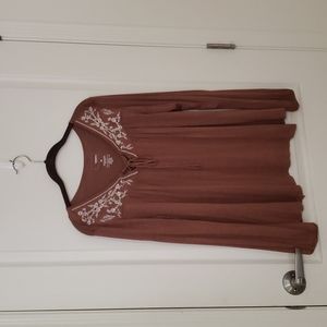 Soft flowey rayon blouse